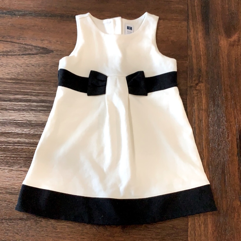 Janie and Jack Cream and black dress